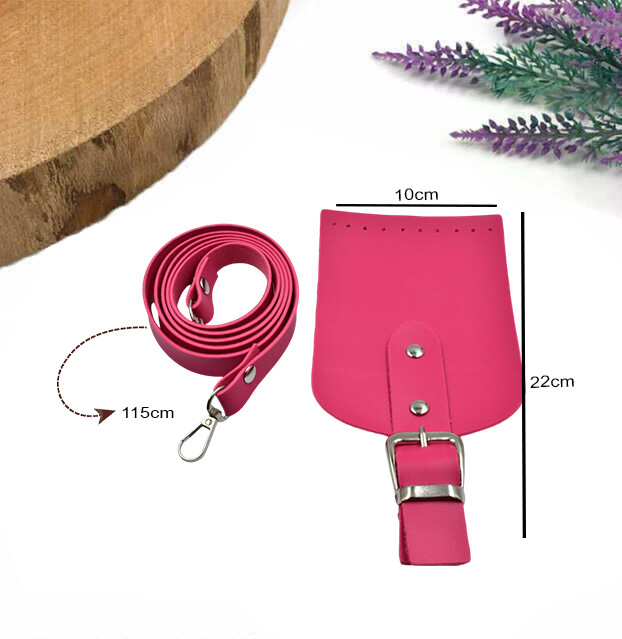 GORA,DERİ TELEFON ÇANTA SETİ PEMBE - GORA