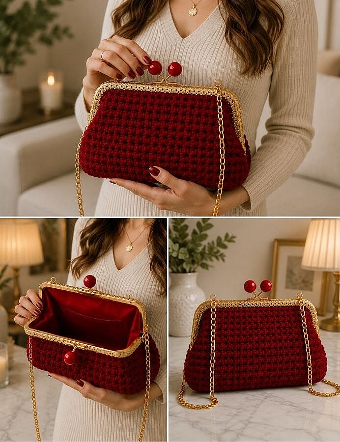 GORA,DİKDÖRTGEN KENARI DELİKLİ BURS 20 CM - 7