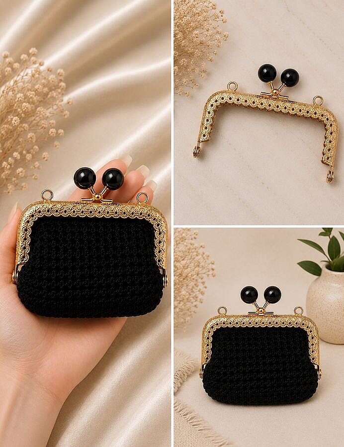 GORA,DİKDÖRTGEN KENARI DELİKLİ BURS 8,5 CM - 7