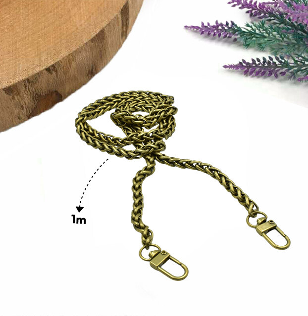 GORA,KANCALI YILAN ZİNCİR ÖZEL RENK ANTİK SARI - GORA