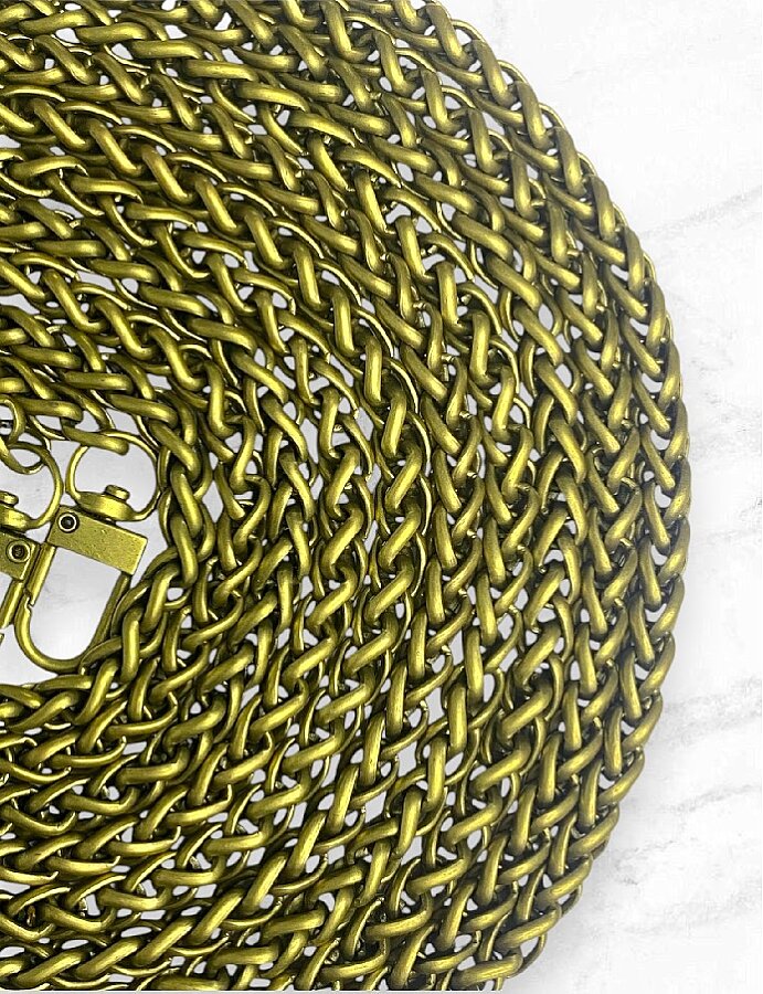 GORA,KANCALI YILAN ZİNCİR ÖZEL RENK ANTİK SARI - 1