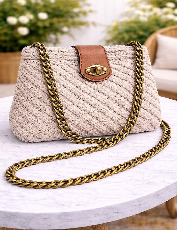 GORA,KANCALI YILAN ZİNCİR ÖZEL RENK ANTİK SARI - 3