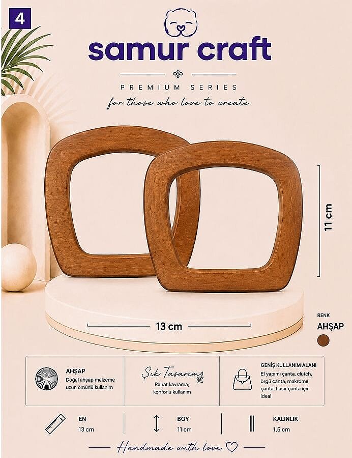 GORA,MASİF ÇANTA SAPI KARE MODEL - 4