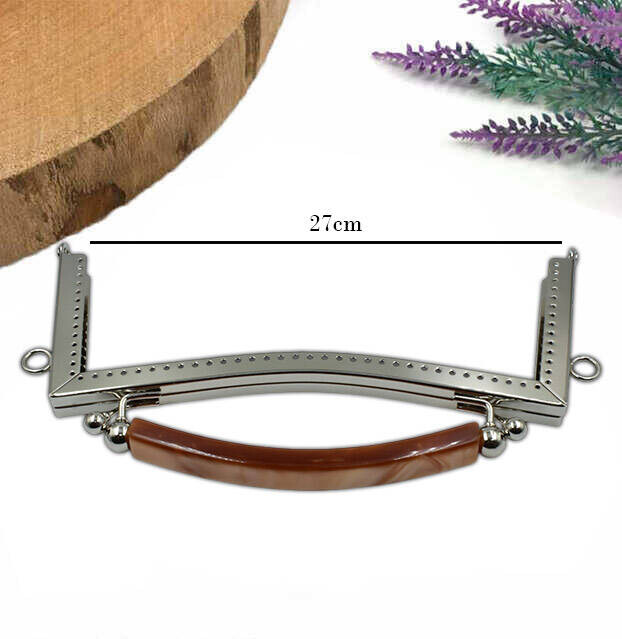 GORA,METAL ÇANTA SAPI AKRİLİK TUTMALI ALT-78 [27 CM] - 4