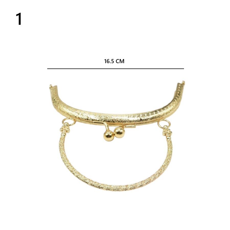 GORA,OVAL DELİKLİ METAL BURS ALT-72 16.5 CM - 1