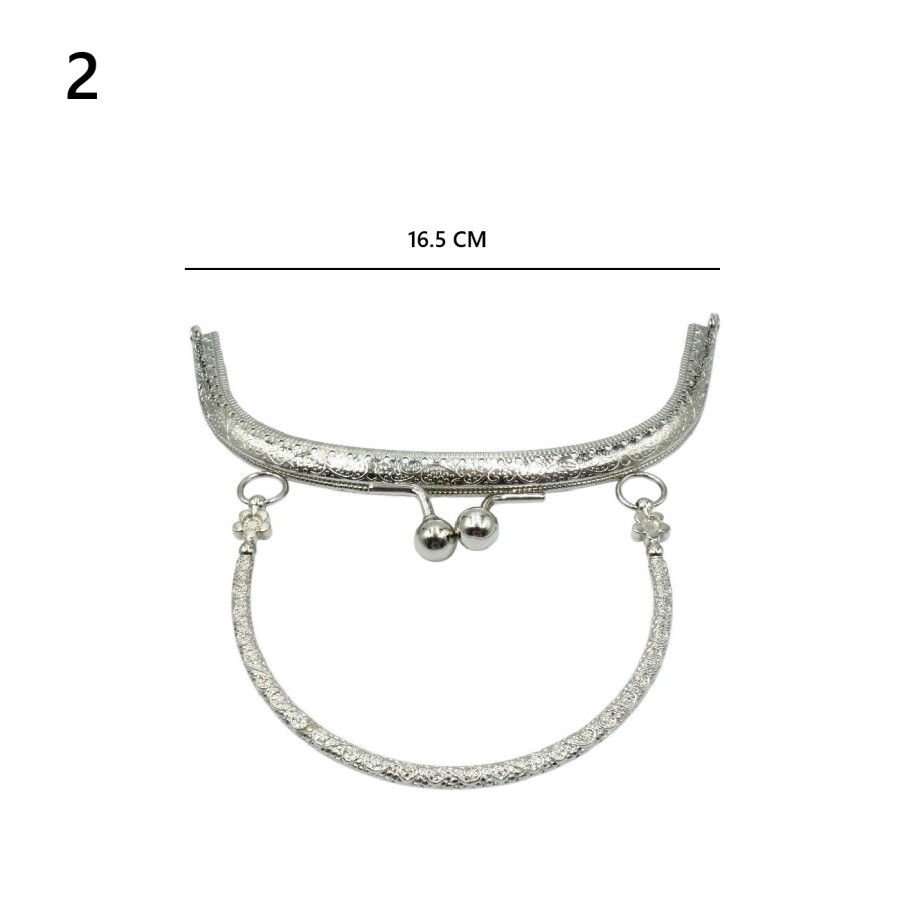 GORA,OVAL DELİKLİ METAL BURS ALT-72 16.5 CM - 2