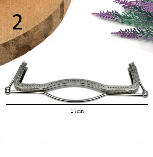 GORA,ÜSTTEN TUTMALI METAL ÇANTA SAPI ALT-34[27 CM] - 2