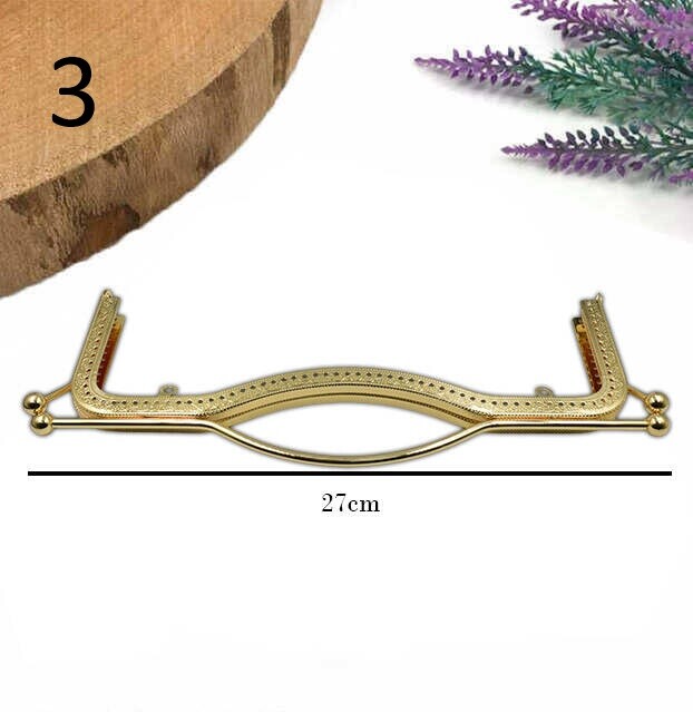 GORA,ÜSTTEN TUTMALI METAL ÇANTA SAPI ALT-34[27 CM] - 3