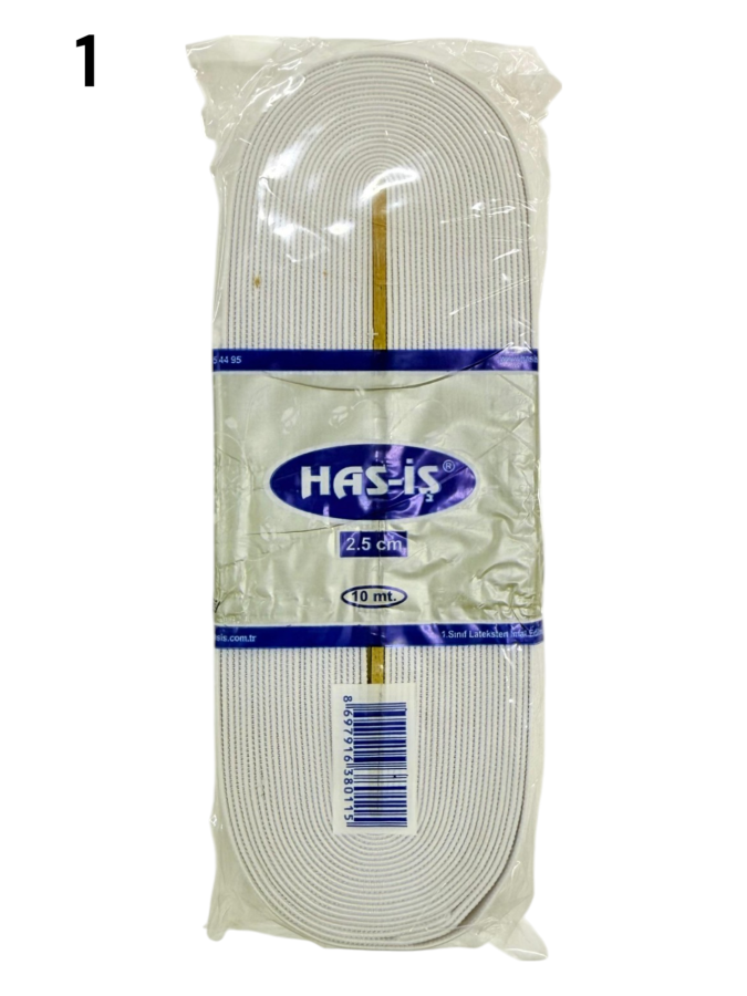 HASİŞ,25 MM LASTİK - 1