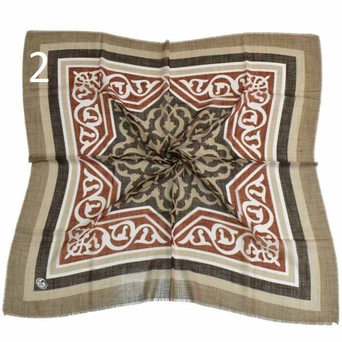 HUZURLU,DESENLİ FLAMLI EŞARP - HUZURLU (1)