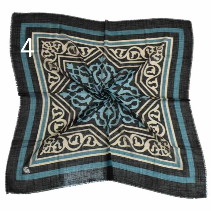 HUZURLU,DESENLİ FLAMLI EŞARP - 3