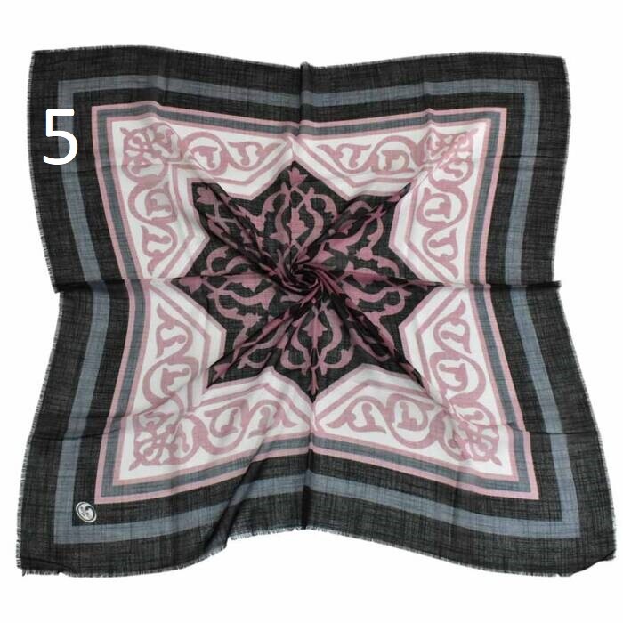 HUZURLU,DESENLİ FLAMLI EŞARP - 4