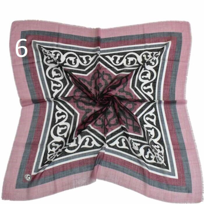 HUZURLU,DESENLİ FLAMLI EŞARP - 5