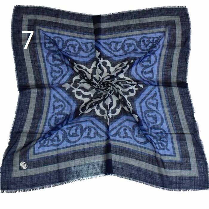 HUZURLU,DESENLİ FLAMLI EŞARP - 6