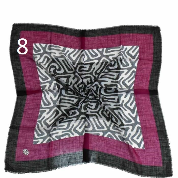 HUZURLU,DESENLİ FLAMLI EŞARP - 7