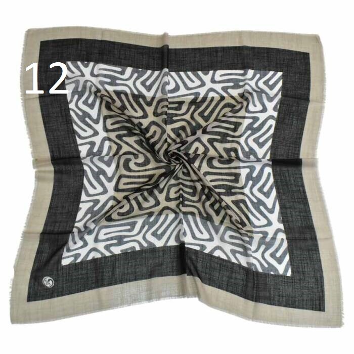 HUZURLU,DESENLİ FLAMLI EŞARP - 11