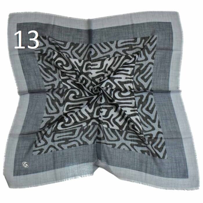 HUZURLU,DESENLİ FLAMLI EŞARP - 12