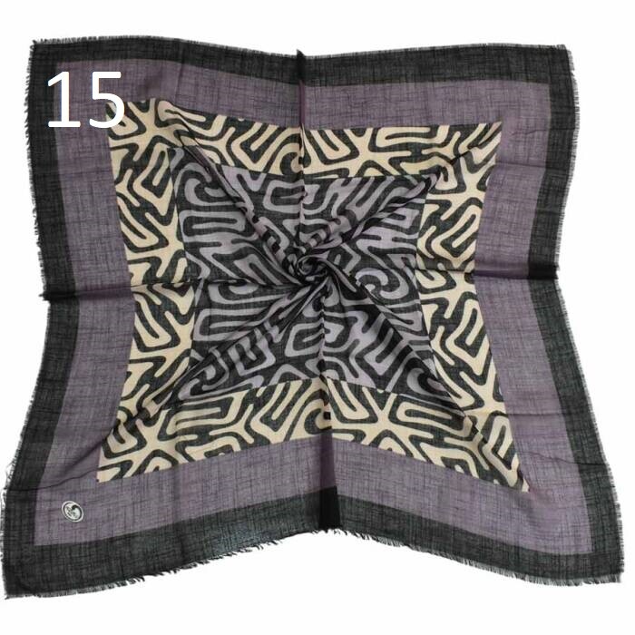 HUZURLU,DESENLİ FLAMLI EŞARP - 14