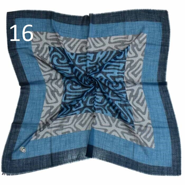 HUZURLU,DESENLİ FLAMLI EŞARP - 15