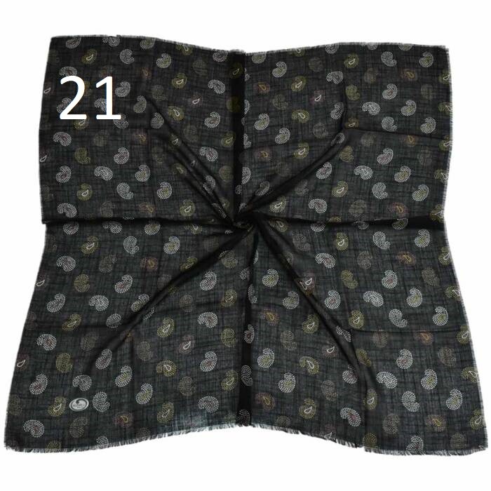 HUZURLU,DESENLİ FLAMLI EŞARP - 20