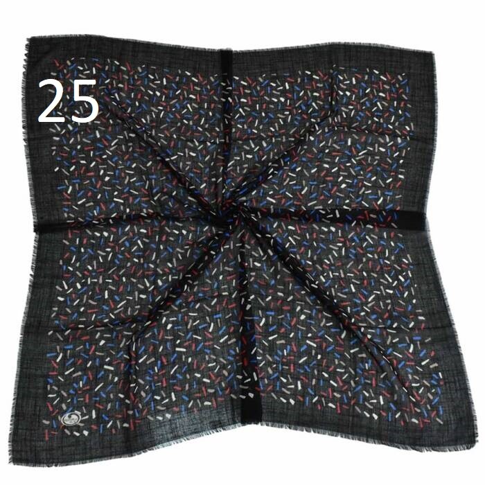 HUZURLU,DESENLİ FLAMLI EŞARP - 24