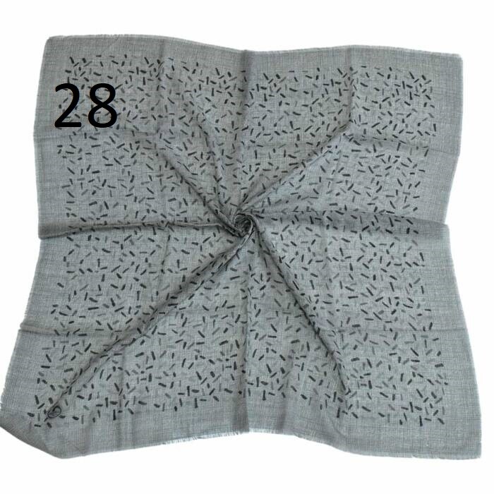 HUZURLU,DESENLİ FLAMLI EŞARP - 27