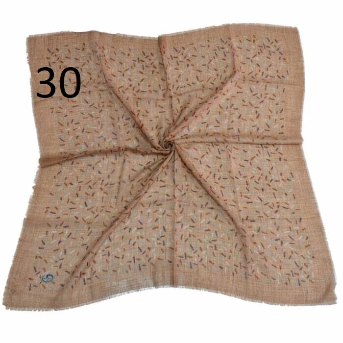 HUZURLU,DESENLİ FLAMLI EŞARP - 29