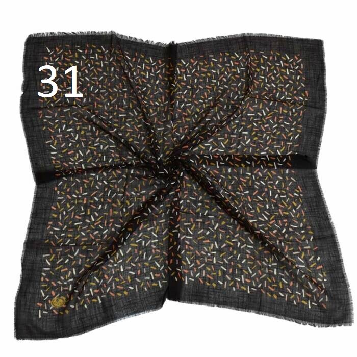 HUZURLU,DESENLİ FLAMLI EŞARP - 30