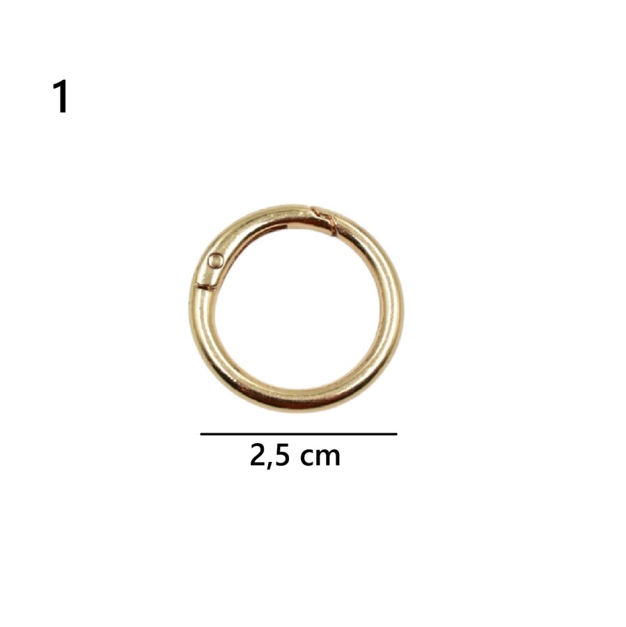GORA,YAYLI HALKA YUVARLAK MODEL 2,5 CM - 1