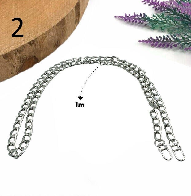 GORA,KANCALI TRAŞLI ALUMİNYUM ZİNCİR [1 MT] 2.9 NK - 2