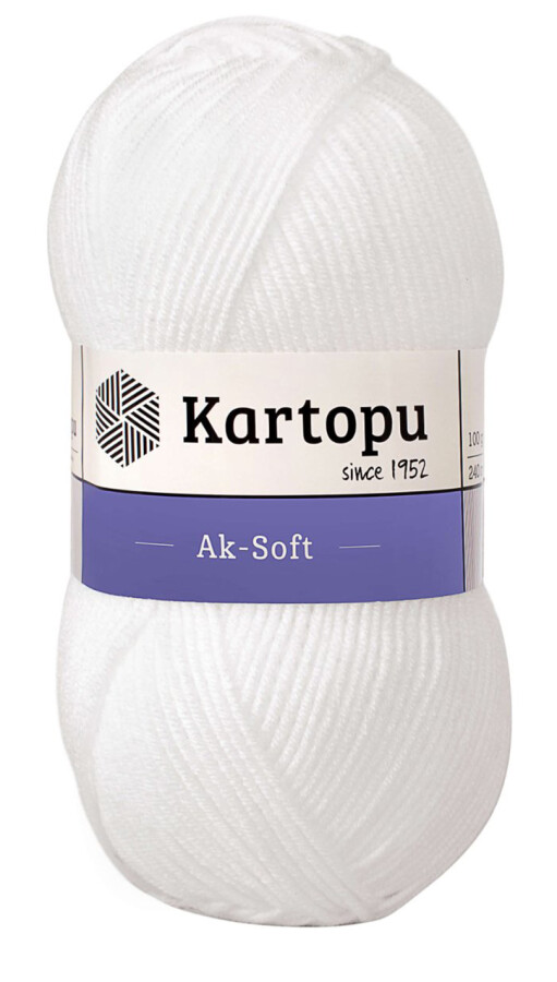 KARTOPU,AK-SOFT K0010 BEYAZ - KARTOPU