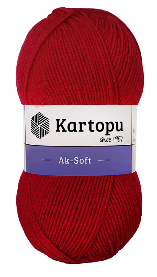 KARTOPU,AK-SOFT K0114 KOYU KIRMIZI - KARTOPU