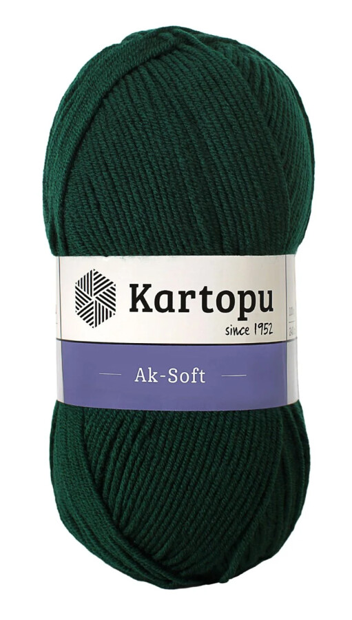 KARTOPU,AK-SOFT K1416 KARA YEŞİL - KARTOPU