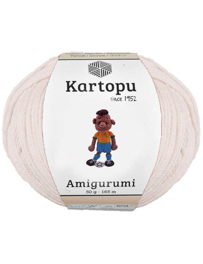KARTOPU,AMİGURUMİ K0011 AÇIK KREM - KARTOPU