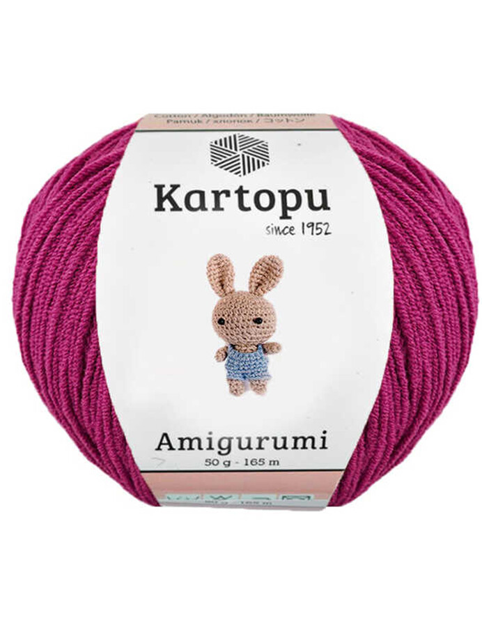 KARTOPU,AMİGURUMİ K0730 FUŞYA - KARTOPU