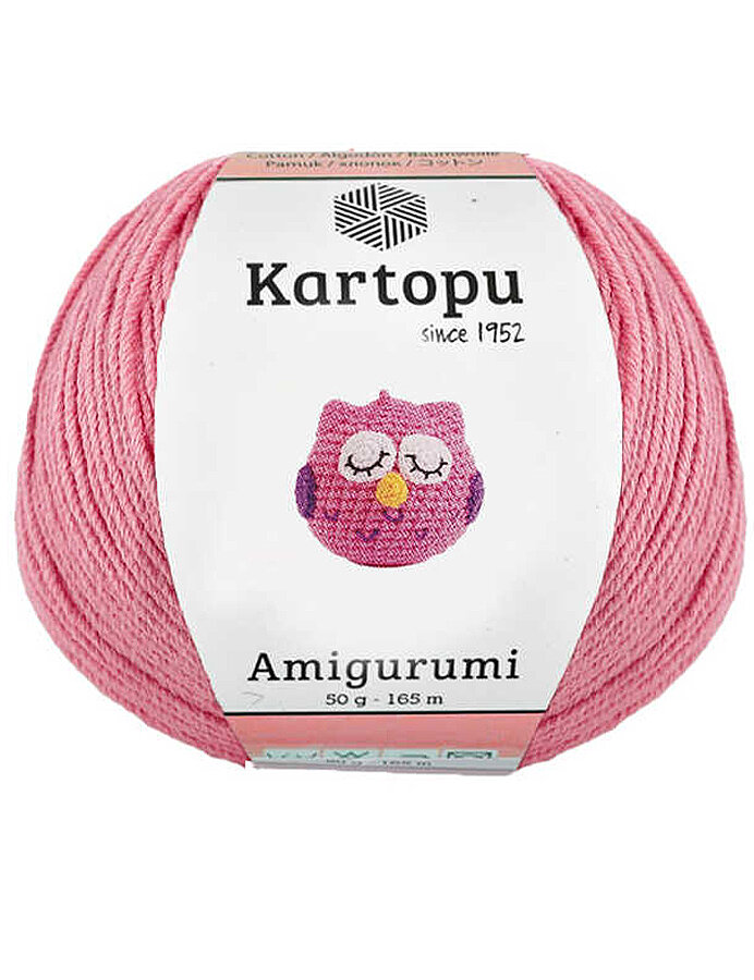 KARTOPU,AMİGURUMİ K0766 ORTA PEMBE - KARTOPU