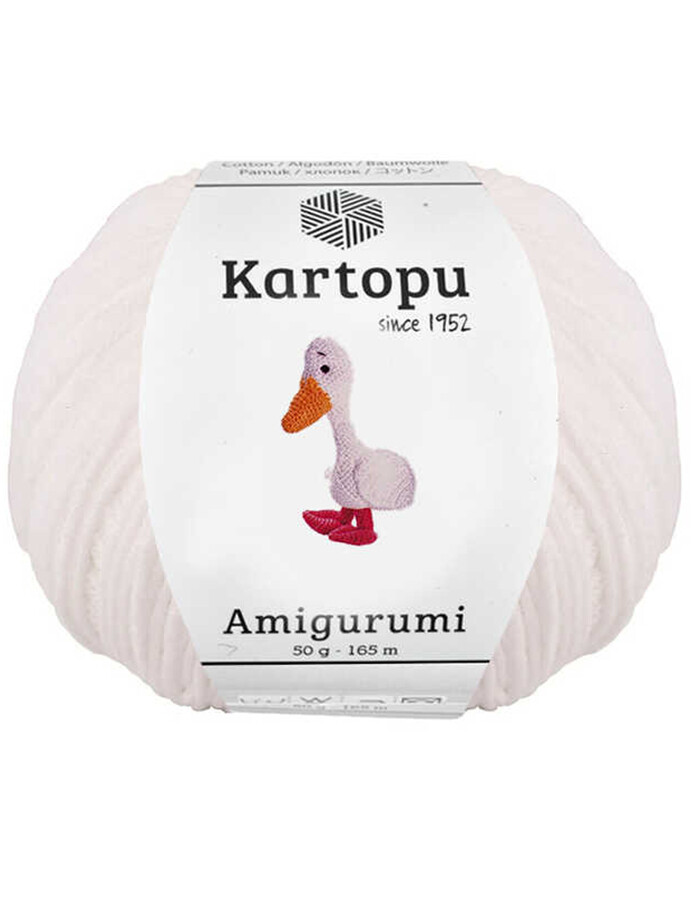 KARTOPU,AMİGURUMİ K0010 BEYAZ - KARTOPU