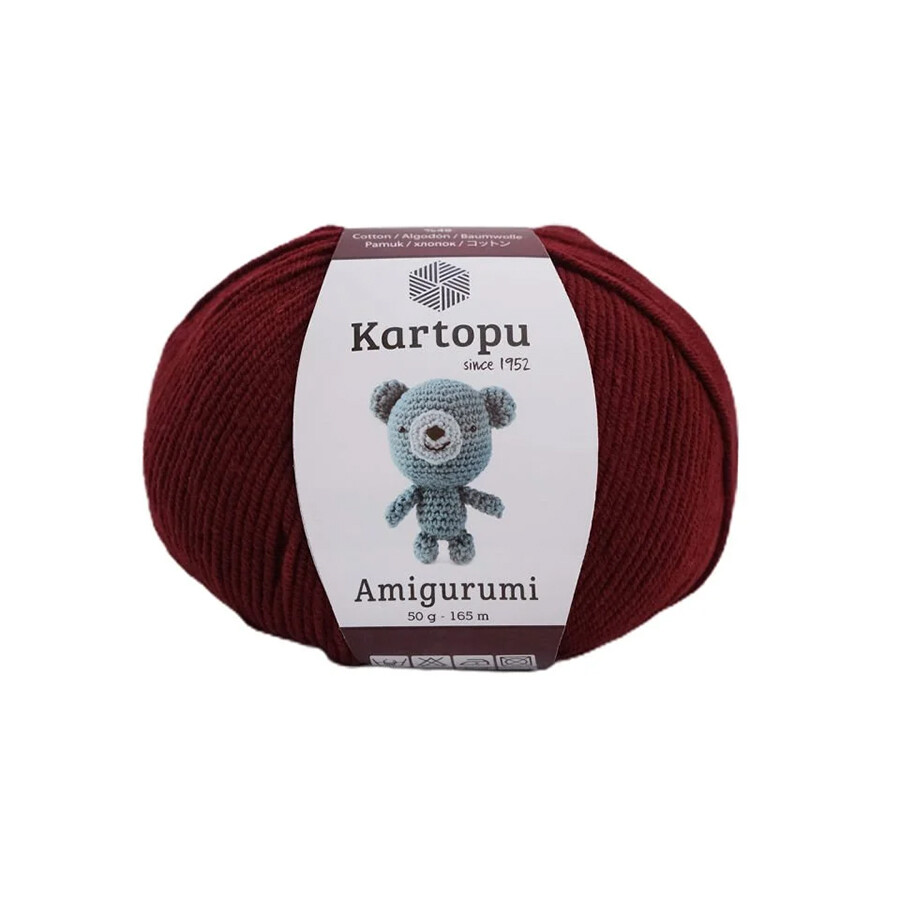KARTOPU,AMİGURUMİ K0110 BORDO - KARTOPU