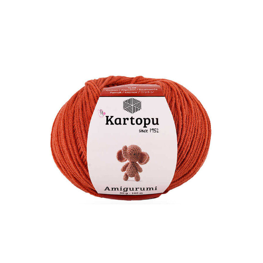 KARTOPU,AMİGURUMİ K0269 MAT TURUNCU - KARTOPU