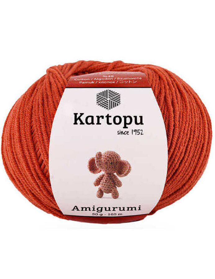 KARTOPU,AMİGURUMİ K0269 MAT TURUNCU - KARTOPU