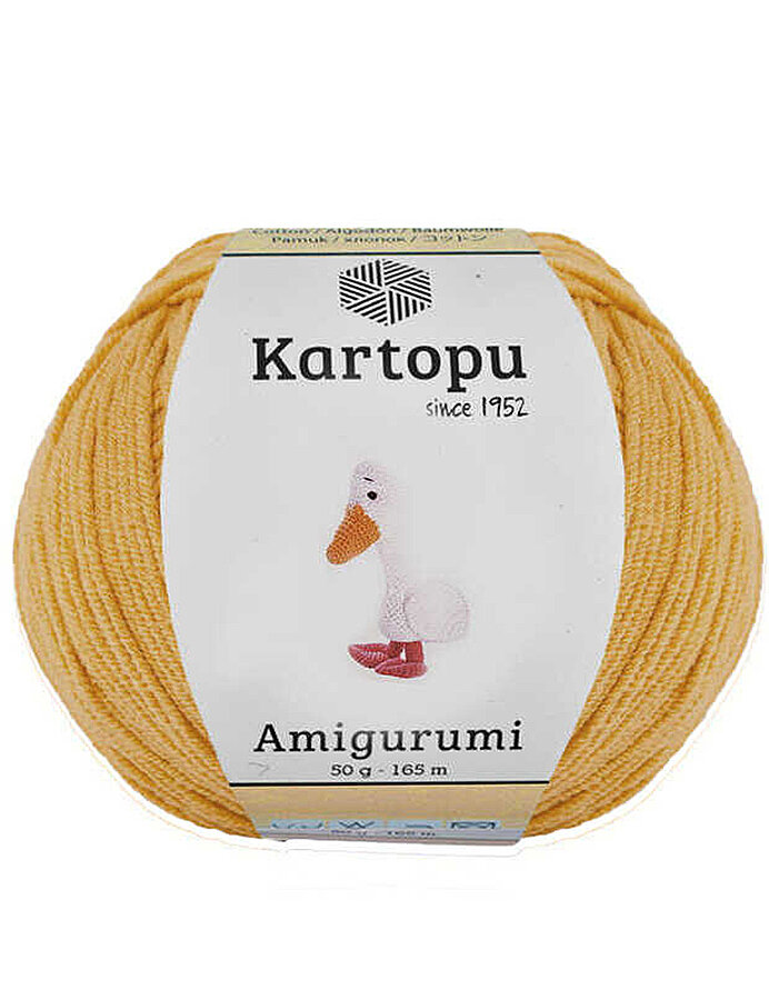 KARTOPU,AMİGURUMİ K0318 KOYU SARI - KARTOPU