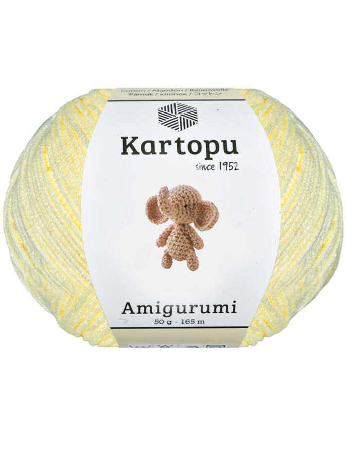 KARTOPU,AMİGURUMİ K0037 LİMON SARI - KARTOPU