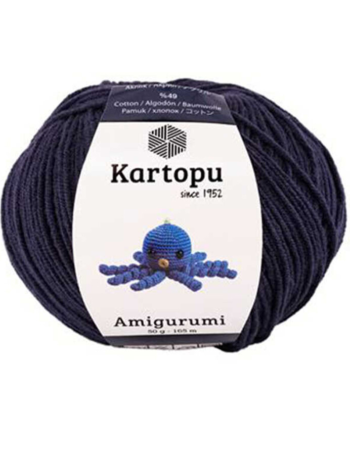 KARTOPU,AMİGURUMİ K0630 LACİVERT - KARTOPU