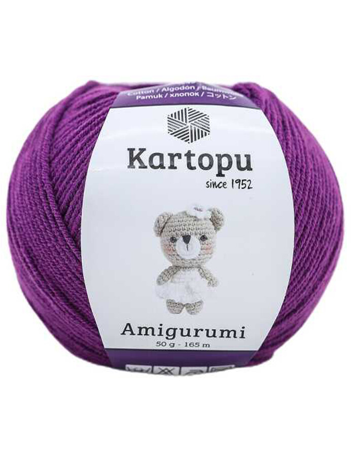 KARTOPU,AMİGURUMİ K0727 MÜRDÜM FUŞYA - KARTOPU
