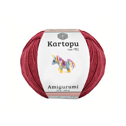 KARTOPU,AMİGURUMİ K0104 KİRLİ BORDO - KARTOPU