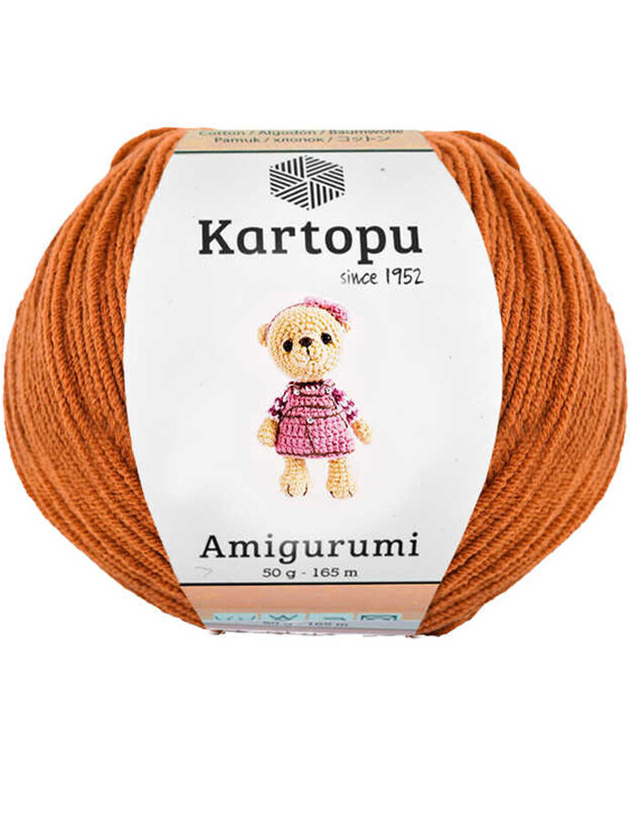 KARTOPU,AMİGURUMİ K1834 KOYU HARDAL - KARTOPU