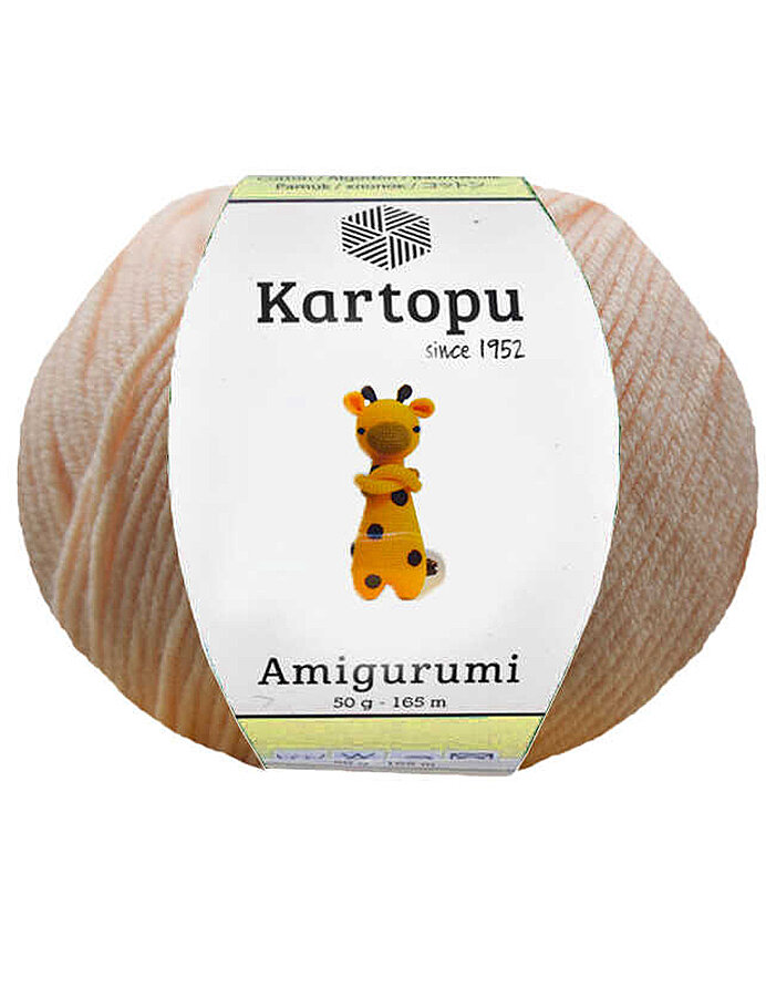 KARTOPU,AMİGURUMİ K0227 AÇIK SOMON - KARTOPU
