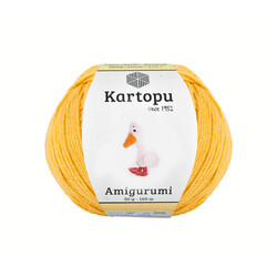 KARTOPU,AMİGURUMİ K0317 MAT KOYU SARI - KARTOPU