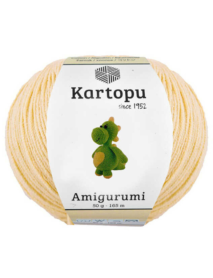 KARTOPU,AMİGURUMİ K0331 AÇIK SARI - KARTOPU