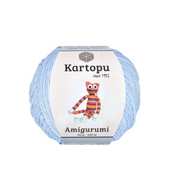 KARTOPU,AMİGURUMİ K0580 BUZ MAVİ - KARTOPU